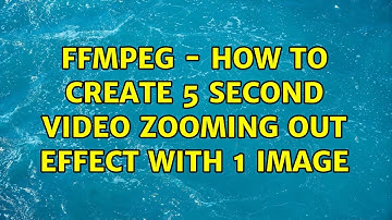 ffmpeg - how to create 5 second video zooming out effect with 1 image (2 Solutions!!)