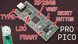 The Pi Pico has problems, so I made my own, the ProPico