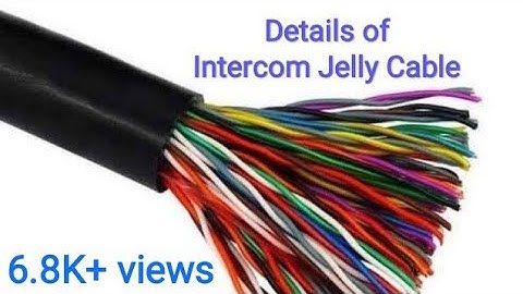 Jelly cable details | 50 pair telephone jelly cable | Pair color code of cable @jayshreetelecom