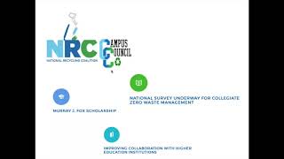 9-19-17 NRC-RMC SMM Webinar - Sustainable Materials Management at Universities