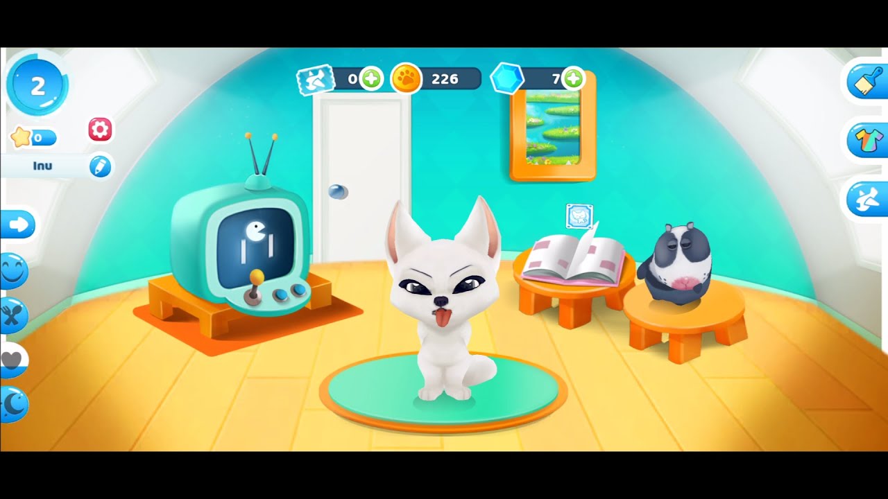 Inu - Akita Cute virtual dog Android Game Gameplay 