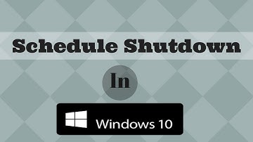 How to Schedule Shutdown in Windows 10 using Shutdown Timer Software