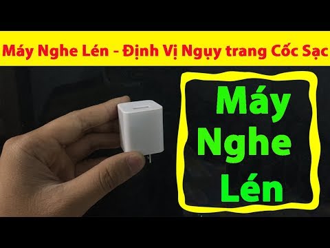 Video Máy nghe lén Định vị ngụy trang cốc sạc điện thoại... - youtube