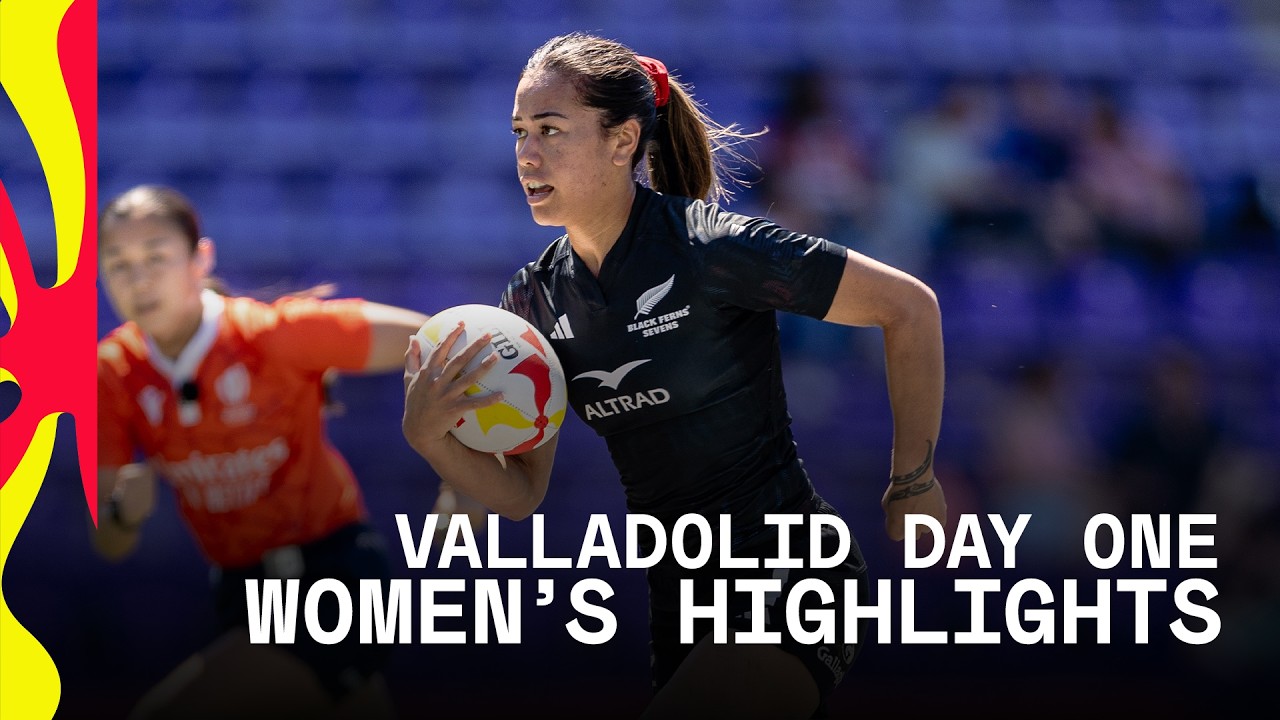 Black Ferns doing the BUSINESS 🤝 | HSBC SVNS Valladolid 2026 | Day One Women's Highlights