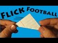 How to Make a Paper Flick Football (Origami) - Rob's World