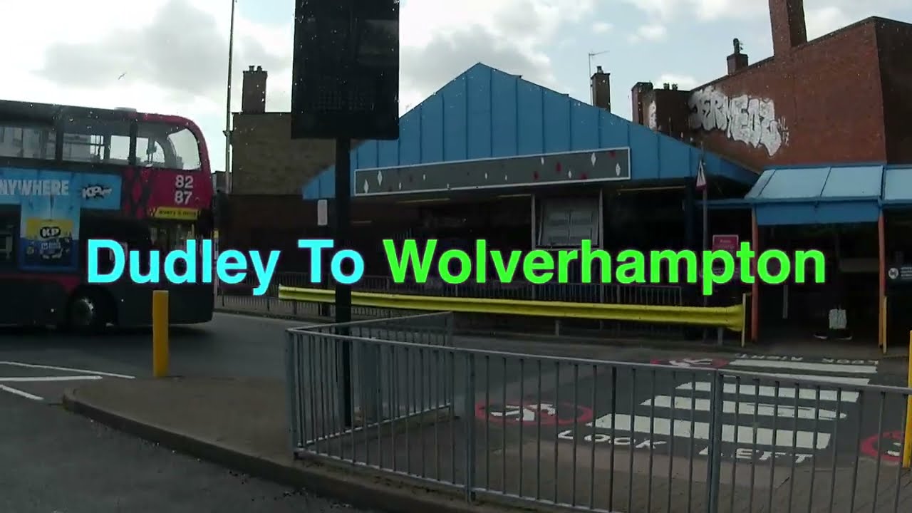 Bus Route 81 Dudley Bus Station To Wolverhampton    4K