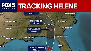 LIVE: When will Hurricane Helene hit Georgia? Path update | FOX 5 News screenshot 1