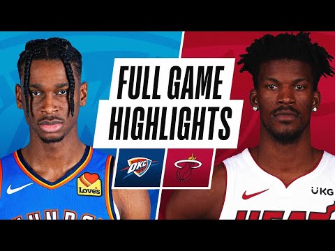 俄克拉荷马雷霆队vs迈阿密热火队！NBA常规赛