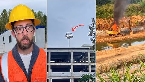 De gevaarlijkste bouwblunders ooit vastgelegd op camera.