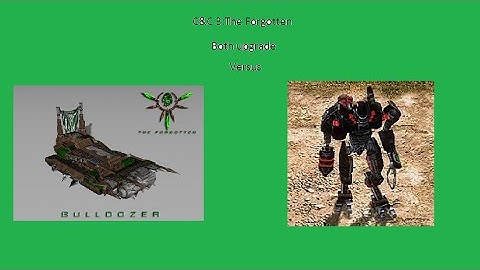 C&C 3 The Forgotten upgrade Bulldozer versus upgrade Avatar