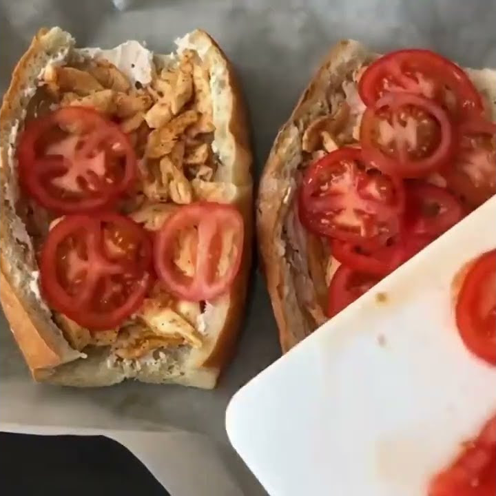 Хрустящий багет с нежной начинкой . Рецепт в описание - YouTube