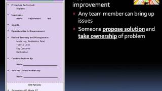 Safe Surgery Checklist Teaching Power Point