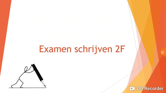 Examen Schrijven 3F - Youtube