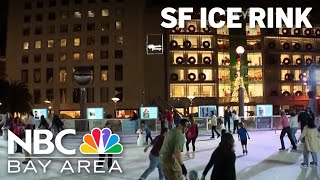 San Francisco's Union Square ice rink is open for the 2025 holiday season