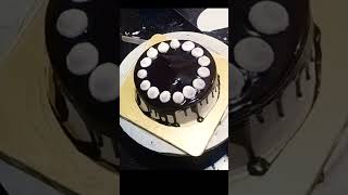 CHOCOLATE FLAVOUR CAKE decoration ideas youtubeshorts ytshorts chocolatecake