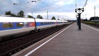 TGV POS rushes through Homburg/Saar / HD!