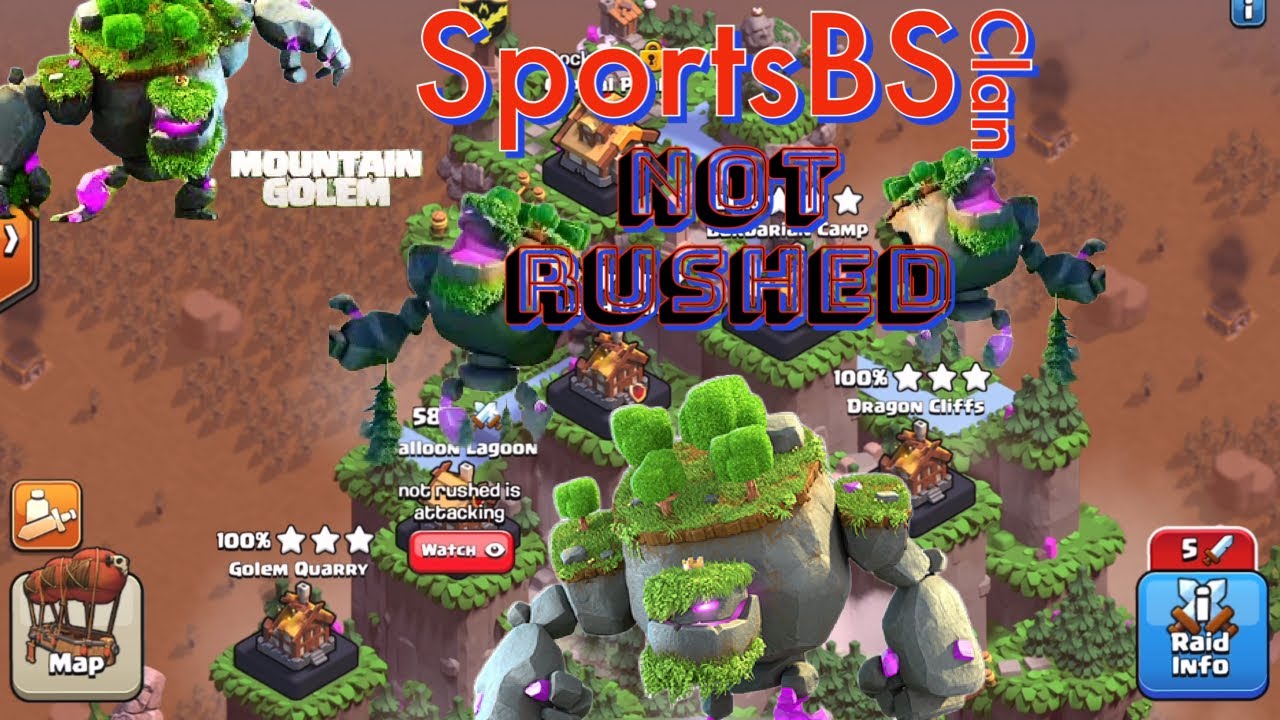 Not Rushed Raids Viral Legends Balloon Lagoon Clan Capital - YouTube