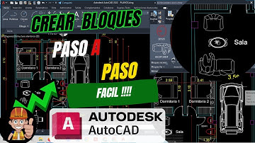 BLOQUES EN AutoCAD 2021,2020, 2019 Como Crear, Exportar e Insertar