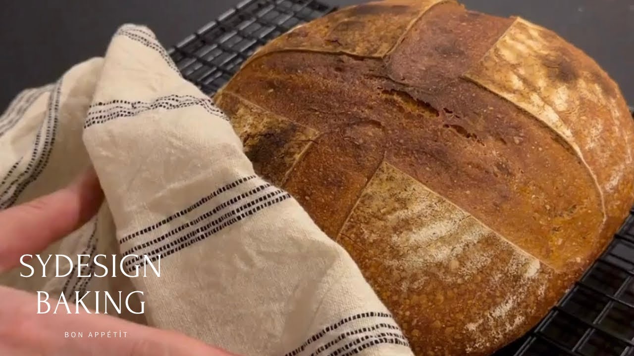 THE PERFECT HOMEMADE SOURDOUGH BREAD | EASY STEP-BY-STEP RECIPE 