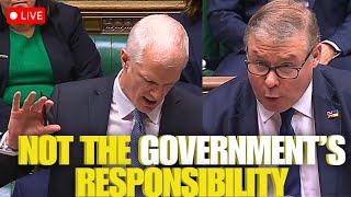 Parliament ERUPTS as Labour MP REFUSES Responsibility on Key Question!