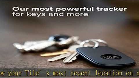 Tile Pro 1-Pack. Powerful Bluetooth Tracker, Keys Finder and Item Locator for Keys, Bags, and More;