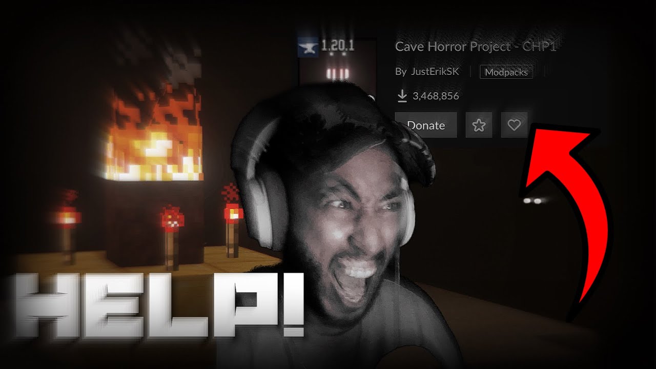Playing a Minecraft Horror Modpack we knew NOTHING about... - YouTube
