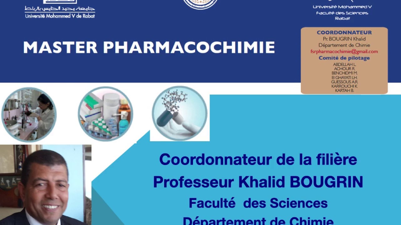 Master Ips Rabat Présentation du Master Pharmacochimie - Faculté des Sciences de Rabat ...