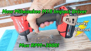 New Milwaukee M18 Impact Driver 2953 Review and Demonstration