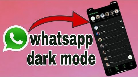 How to Enable Dark Mode in Official Whatsapp -New update 2020