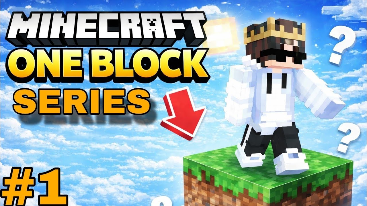 I CAN PLAY MINECRAFT ONE BLOCK SERIES | MINECRAFT GAMEPLAY SERIES |