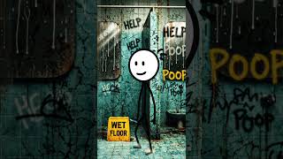 Stickman Horror Escape 😱 | Scary Animation Story #shorts