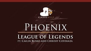 Download Lagu Phoenix - League of Legends - Cailin Russo, Chrissy Costanza - HIGHER Key Piano Karaoke Instrumental MP3