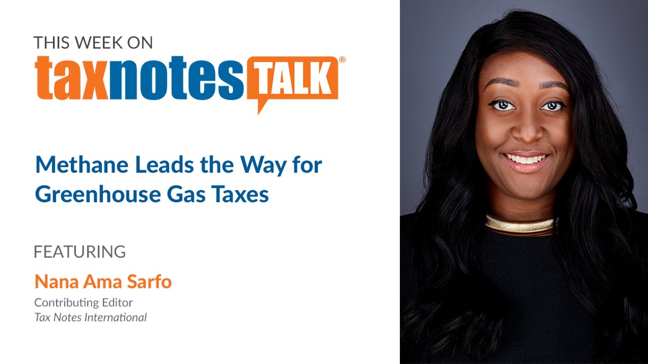 Methane Leads the Way for Greenhouse Gas Taxes (Audio Only)