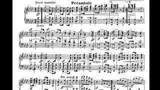 Video thumbnail of "Schumann. Carnaval Op. 9. 1. Préambule. Partitura. Audición."