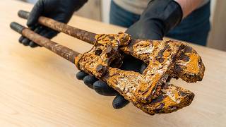 Very few people know about method! Restore Old Rusty Hydraulic Pliers To Masterpiece Like A Pro!