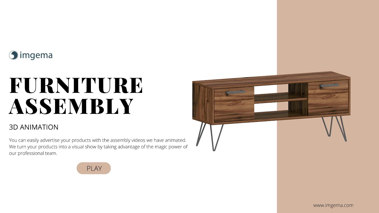 3D Furniture Assembly Animation YouTube