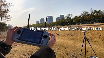 Flight test of the Skydroid G20 and SIYI RTK