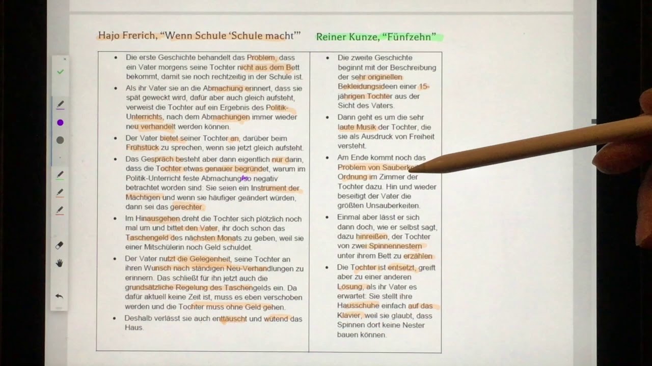 Einen Vergleich Schreiben Beispiel Wie vergleicht man zwei Kurzgeschichten? (Mit Beispiel) - YouTube
