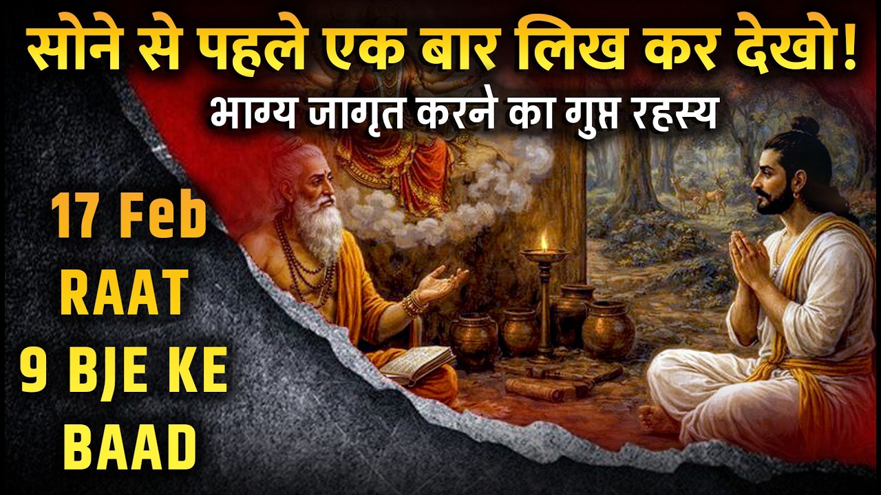 17 Feb: सोने से पहले लिख कर देखो! ✍️ Shiva Secret Code Manifestation