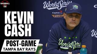 Kevin Cash Responds to Milwaukee Brewers World Series Game 1 Win, Rays CONFIDENCE After Loss