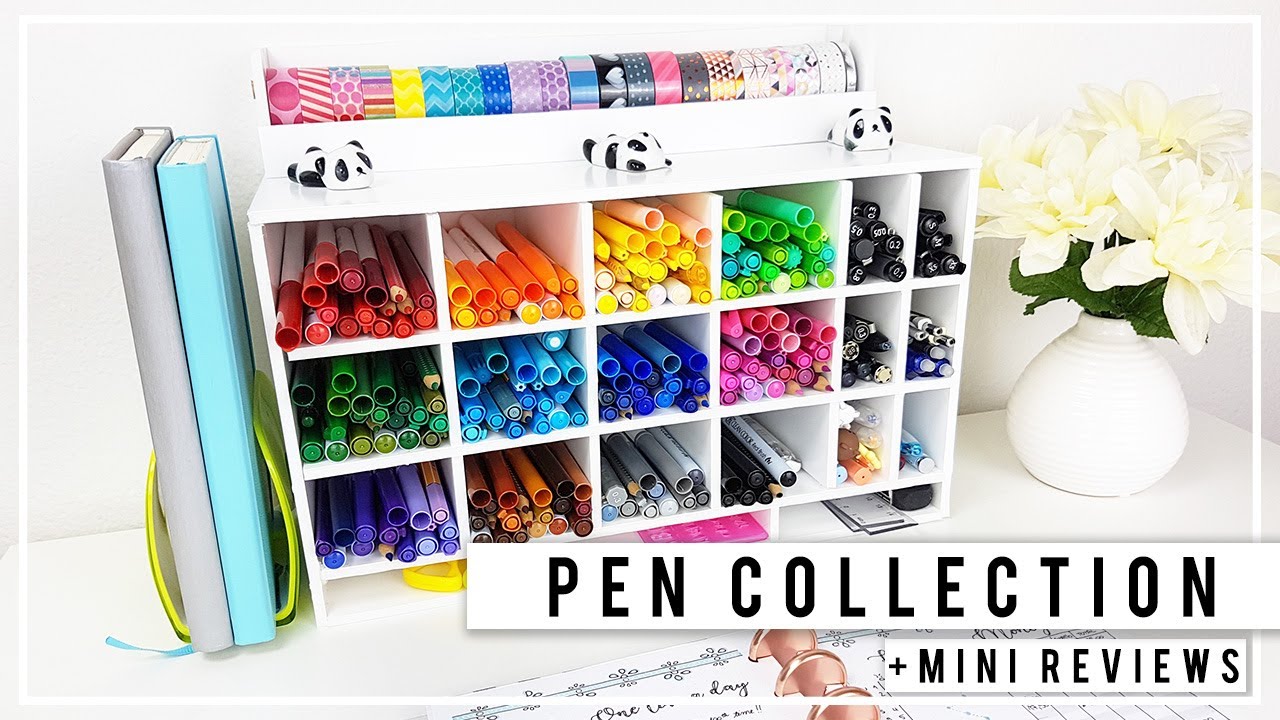 MY PEN COLLECTION (w/ Swatches)  Bullet Journal, Calligraphy & Drawing  Supplies 