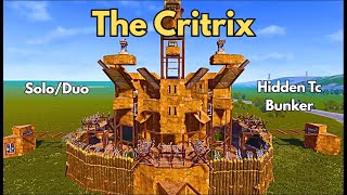CRITRIX - META 1x1 SOLO/DUO HIDDEN TC BUNKER - Rust Base Design screenshot 4