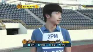 100926 2PM 4x100m Relay Men @ idol sports