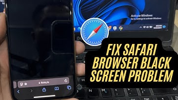 How to Fix Safari Black Screen when browsing iOS 18 update