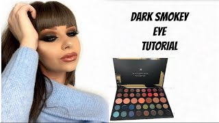 DARK SMOKEY EYE TUTORIAL | MORPHE 39A DARE TO CREATE PALETTE | Natalie Brown MUA