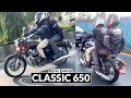 Royal enfield classic 650 spotted again  thump exhaust sound