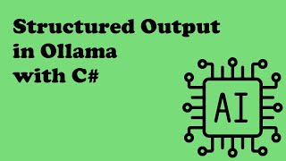 Structured Output in Ollama with C#