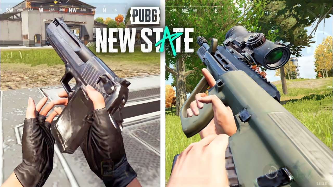 PUBG NEW STATE (beta) - All Weapons, Sounds And Reload Animations