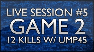 MW3 - S&D 12 Kill UMP45 | Live Session #5 (Game 2/5)