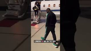 Davido touch down London for his 02arena performance 🇬🇧